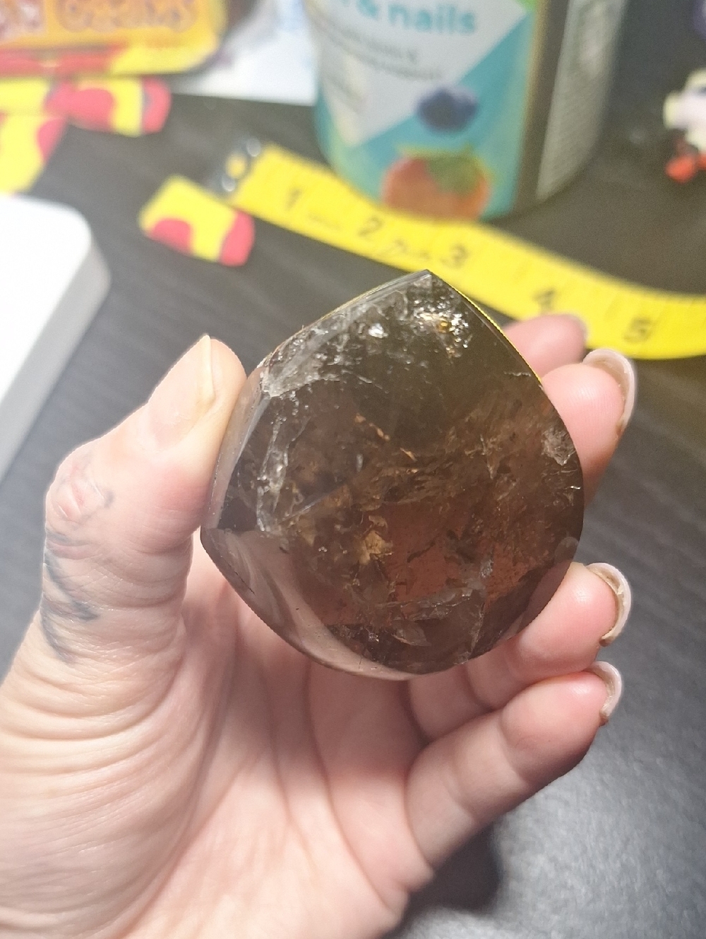 Smoky Quartz Crystal Point - Picture 9 of 9